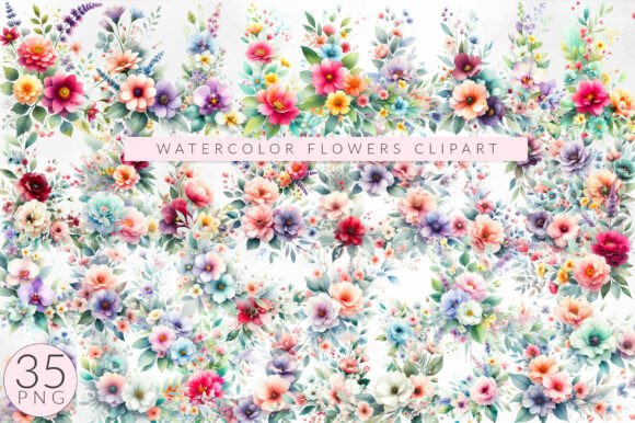 Download Watercolor Floral Clipart,  Floral Frame - Clipart Collection