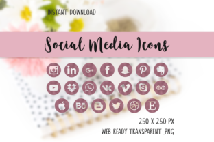 Download Rosegold Social Media Icons - Gold Collection