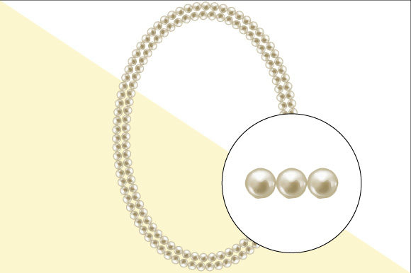 Download Frame Pearls Background Oval-Shaped - Shape Collection