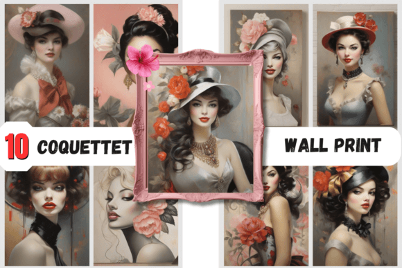 Download Victorian Coquette Wall Art Prints - Wall art prints Collection