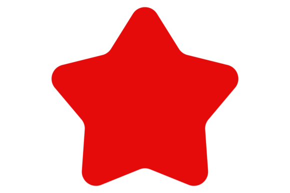 Download Red Star Shape. Promo Sign. Festive Tag - Shape Collection