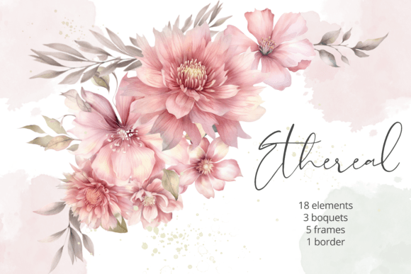 Download Watercolor Pink Flowers PNG Clipart - Clipart Collection