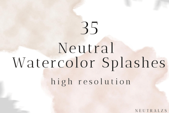 Download Neutral Watercolor Washes Clipart - Clipart Collection