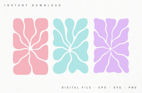 Download Modern Abstract Botanical Cutout Shapes - Shape Collection