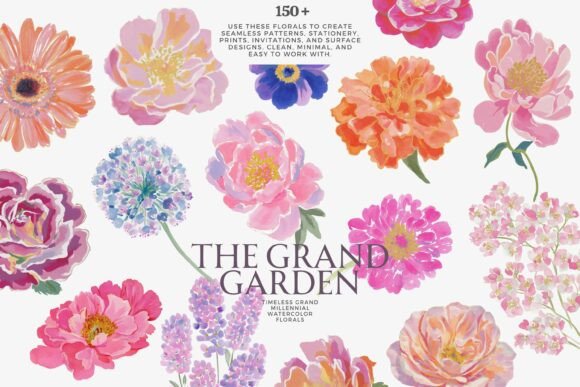 Download Watercolor Floral Clipart Bundle - Clipart Collection