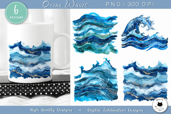 Download Ocean Wave Clipart | Summer Sublimation - Clipart Collection