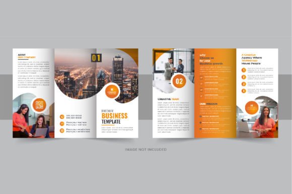 Download Business Trifold Brochure Design Layout - Business Collection