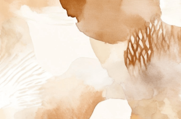 Download Neutral Abstract Watercolor Shapes - Shape Collection