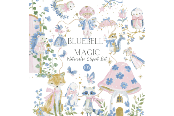 Download Fairy Woodland Clipart Set - Clipart Collection