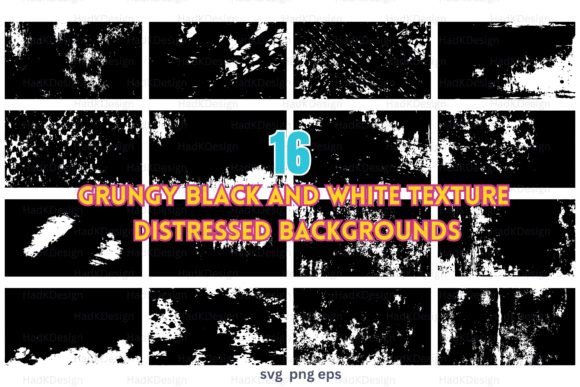 Download Grungy Black and White Texture Pack - White Collection