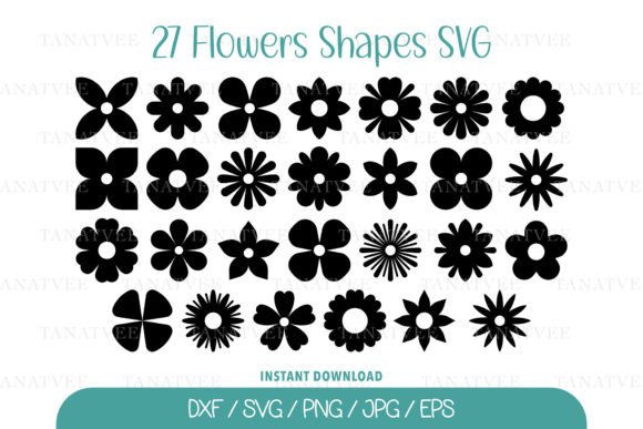 Download Flower Shapes Svg - Shape Collection