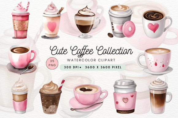 Download Cute Coffee Clipart Collection - Clipart Collection
