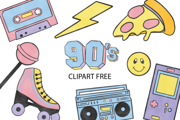 Download 90s Clipart Free - Clipart Collection