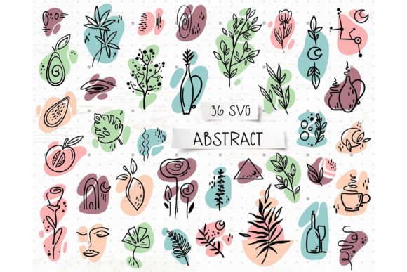 Download Abstract Boho Simple Shapes SVG Bundle - Shape Collection