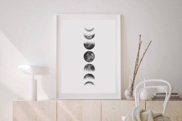 Download Moon Phase Wall Art Prints - Wall art prints Collection