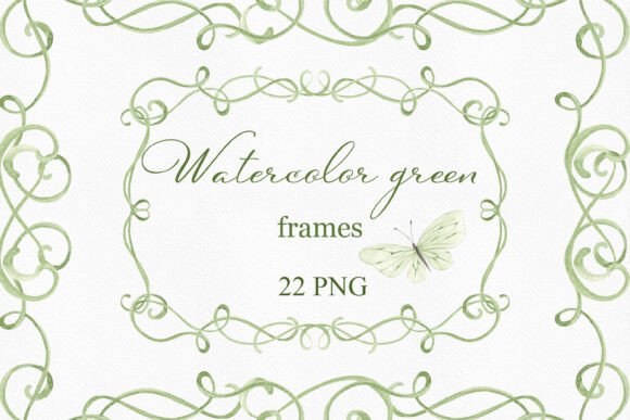 Download Green Ribbon Wedding Frame Clipart - Clipart Collection