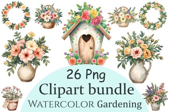 Download Watercolor Floral Clipart Bundle - Clipart Collection
