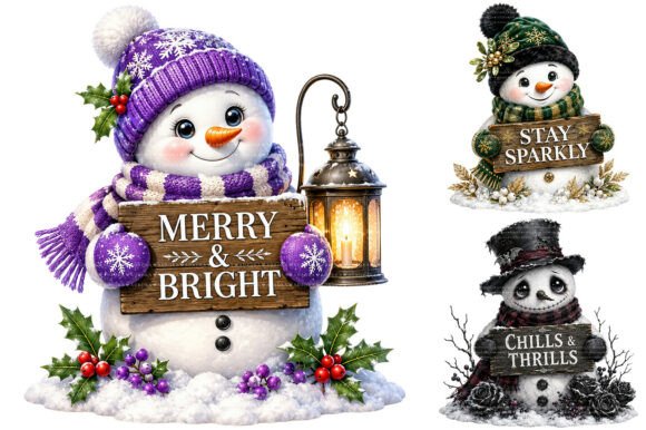 Download Snowman Christmas Sublimation Clipart - Clipart Collection