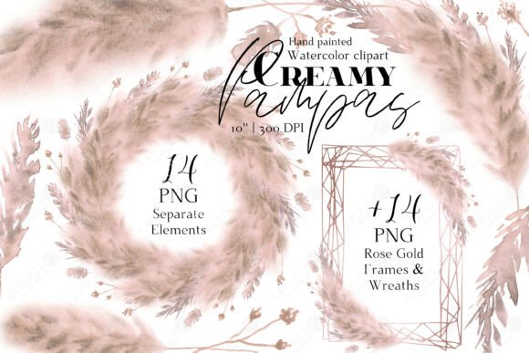Download Pampas Grass Clipart, Dry Flowers PNG - Clipart Collection
