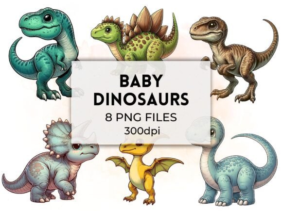 Download Cute Baby Dinosaur Clipart, PNG Dino - Clipart Collection