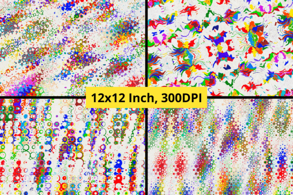 Download Modern Shapes Digital Paper - Shape Collection