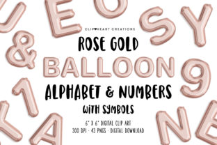 Download Rose Gold Foil Balloon Clipart - Gold Collection