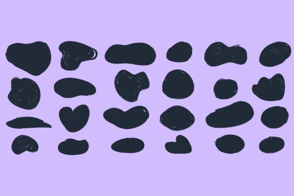 Download 24 Amoeba Shape Marker Figure Abstract - Shape Collection