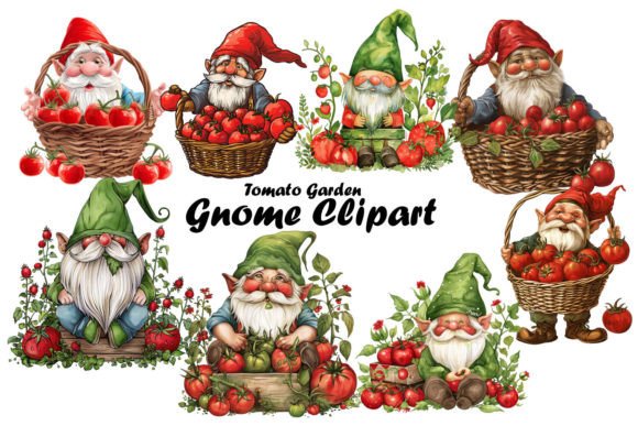 Download Gnome Tamato Clipart Flower - Clipart Collection