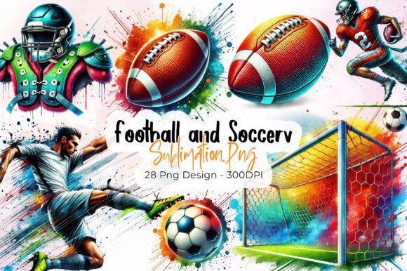 Download Dynamic Football and Soccer Clipart - Clipart Collection