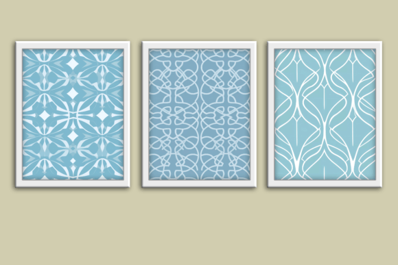 Download Light Blue Pattern Wall Art Prints - Wall art prints Collection